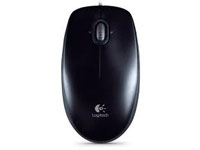 Logitech B110 Optical USB Mouse - Mouse - optical - 3 button(s) - wired - USB (View 2)